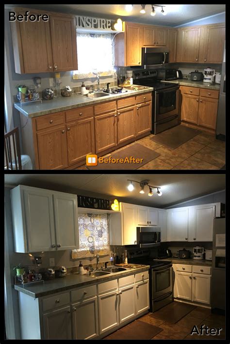 You need to degrease your cabinets with a degreasing soap. Color change of kitchen cabinet | Kitchen design, Kitchen remodel, Kitchen