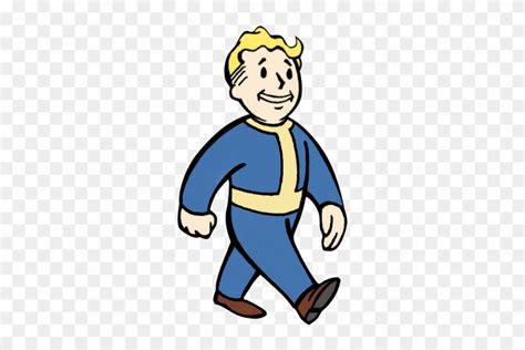 Fallout Clipart Vault Boy Fallout Vault Boy Walking Free