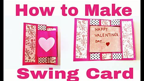 How to unlink a card. How to Make Swing Card - DIY | Valentine's Day Card ...