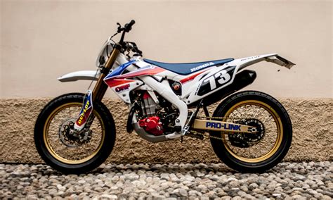 Engine is a stock 883 internally. Urban Flat Track: Honda CRF450 Street Tracker - BikeBound
