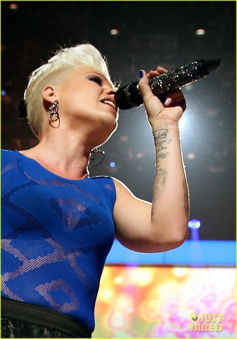 Pink Flies During Iheartradio Music Festival Performance Photo