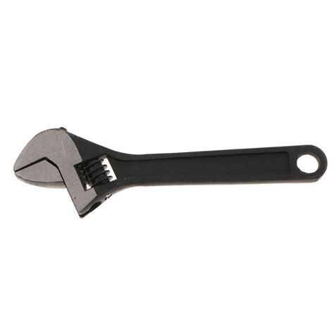 254 Inch Adjustable Wrench Spanner Universal 4in Black