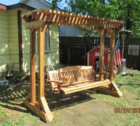 This swing set is awesome! Pin by Mary Osteen on Get outside | Porch swing frame ...
