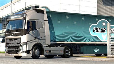 Euro Truck Simulator 2 Scandinavia Dlc Volvo Fh Taking A Trailer From