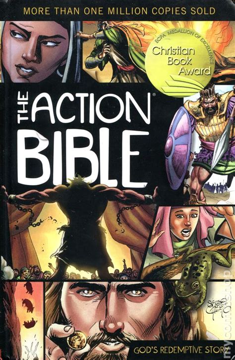 Action Bible Gods Redemptive Story Hc 2010 David C Cook Comic Books