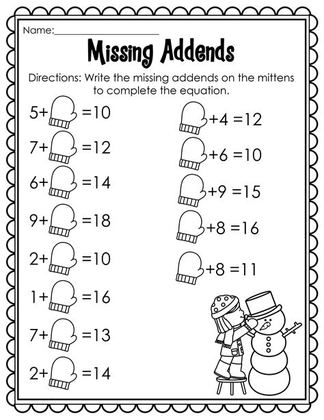 Mathematics Printable Worksheets For Kindergarten Also See Our Time