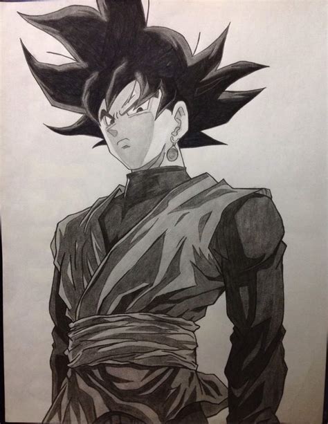 All you will need is a pencil or a pen and a sheet of paper. Black Goku Drawing | Anime Amino