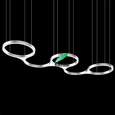 60cm 80cm 100cm 120cm Combination Cell Shape Geometry Ring Circle Led