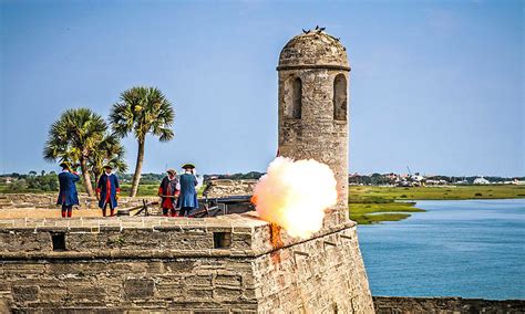 Cannon Firing Visit St Augustine