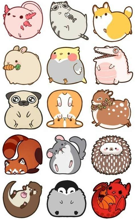 Pin By Karyn On Ideas For Drawings Cute Kawaii Drawings Cute Animal