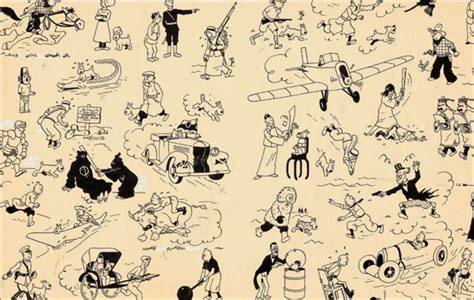 Original Page Of Tintin Drawings Sold For A Staggering 29 Million