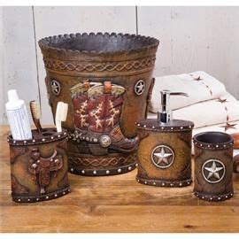 Bring a little bit of the frontier into your home! Cowboy Classic Bath Accessories | Western bathrooms ...