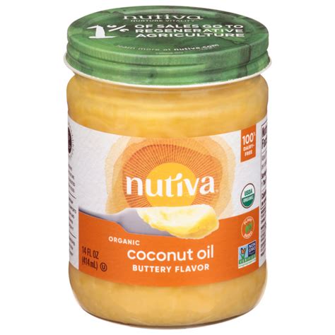 Save On Nutiva Vegan Coconut Oil With Buttery Flavor Organic Order
