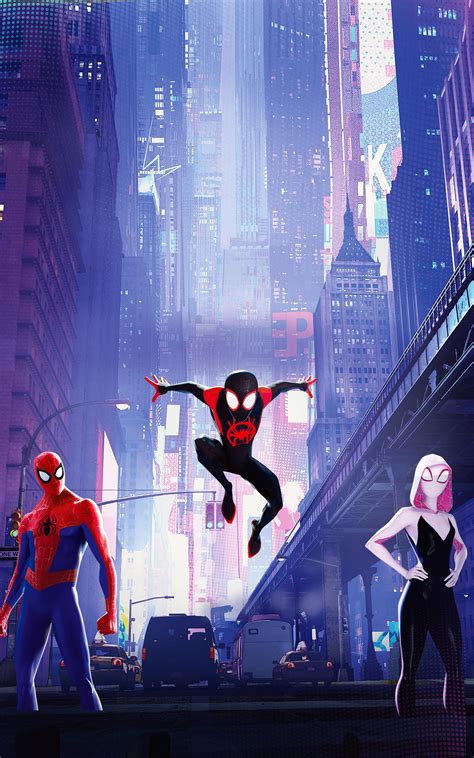 Spiderman Into The Spider Verse Full Hd Mobile Wallpapers Wallpaper Cave