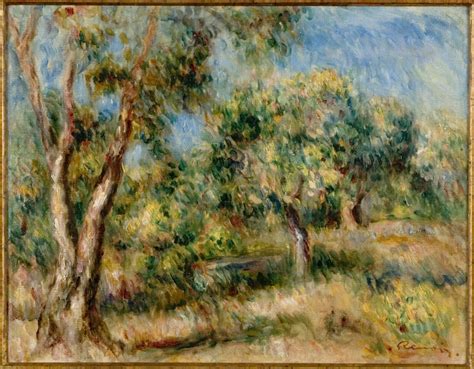 Pierre Auguste Renoir Paysage De Cagnes Le Site Officiel Du Musée
