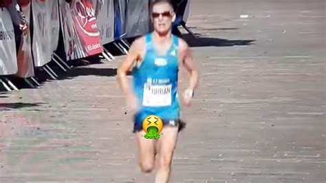 Marathon Runner Doesnt Feel His Dck And Balls Flopping Around Youtube