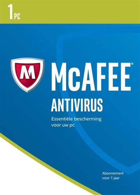 Mcafee 2021 security products enables users to safely connect to the internet, and securely surf and shop the website. McAfee AntiVirus 1-PC 1 jaar | Gobytes.nl