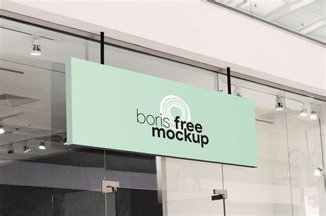 Free Psd Shop Signage Mockup Mockup Free Downloads