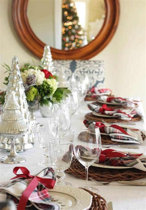 55 Gorgeous Christmas Table Setting Ideas Design Swan
