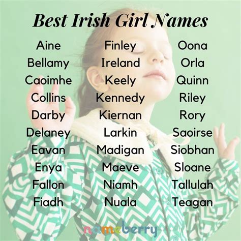 Pin By Jill Mord On Whats In A Name Irish Girl Names Names Girl Names