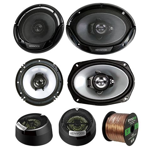 3 Pair Car Speaker Package Of 2x Kenwood Kfc1665s 65 2 Way Audio