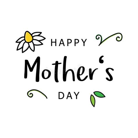 Happy Mother`s Day Floral Vector Greeting Card Stock Vector Illustration Of Grateful Graphic