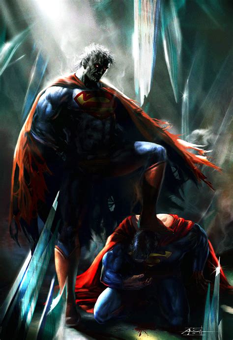 Bizarro Vs Superman By Rudyao Superman Art Comic Villains Dc Comics Art