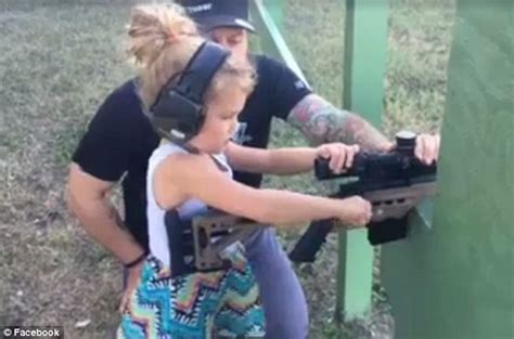 Facebook Video Shows Father Teaching His Young Daughter How To Shoot A