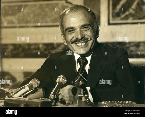 Sep 09 1977 King Hussein Declared Himself Satisfied Of The