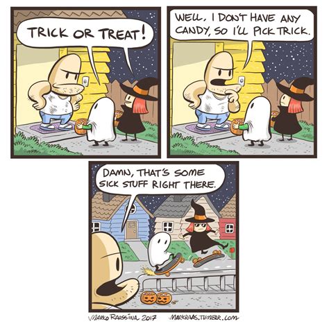 Trick Or Treat Halloween Marko Nerd And Jock Comicsの漫画