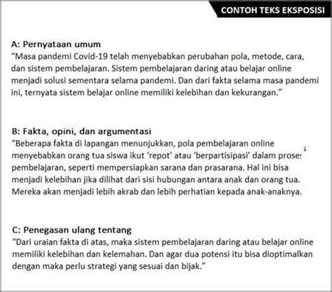 Contoh Teks Eksposisi Singkat Beserta Strukturnya Lengkap Mobile