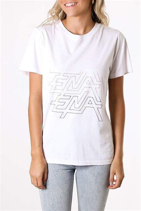 Ena Pelly Graphic Tee Ride The Lightning White 9900 Graphic Tees Ride The Lightning Tees