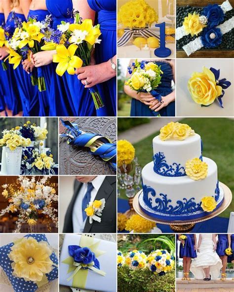 Blue And Yellow Weddings Yellow Wedding Decorations Yellow Wedding