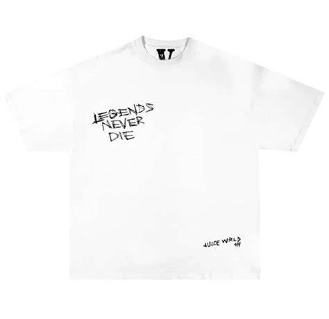 Vlone Juice Wrld X Vlone Legends Never Die White T Shirt L Grailed