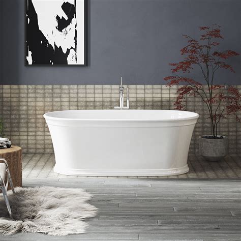 Kohler Memoirs 60 X 34 Freestanding Soaking Bathtub Wayfair