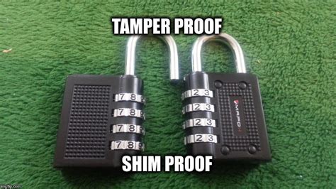 You can feel when one wheel is in position. #Combinationlock Tamper Proof Shim Proof Combination Lock ...