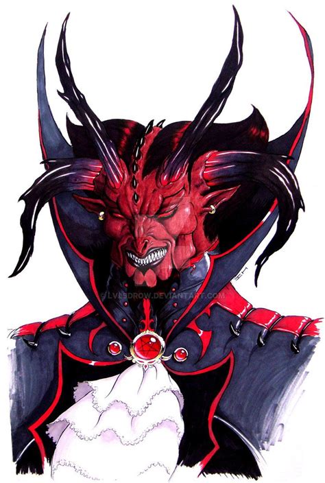 Asmodeus By Level9drow Demon Drawings Fantasy Demon Concept Art
