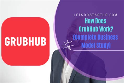 1.3 how does grubhub work? How Does GrubHub Work? Complete Business Model Study | Let ...