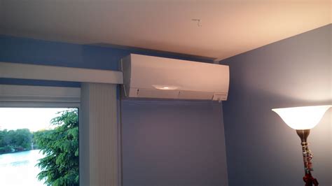 Mitsubishi Hyper Heating Indoor Wall Mount Unit Installed By Compass