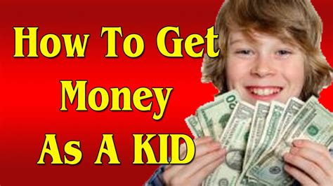 It will take time to build a following and make a name for yourself as a blogger. How To Get Money Fast As A KID - YouTube
