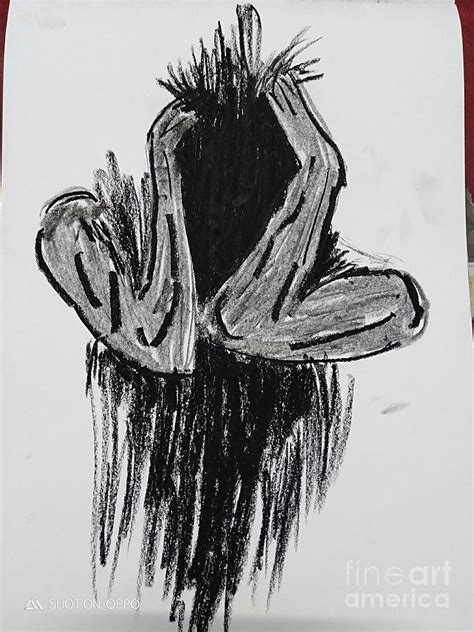 Depression Drawing By Avinaba Bera Fine Art America