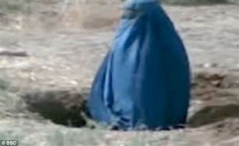 Horrific Video Emerges Of Taliban Fighters Stoning Couple To Death For Adultery Daily Mail Online