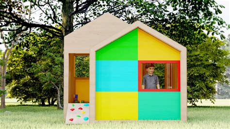 Playhouse Plans Double A Frame Playhouse Step By Step Etsy