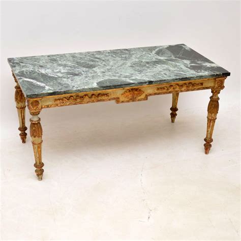Antique French Marble Top Coffee Table Marylebone Antiques