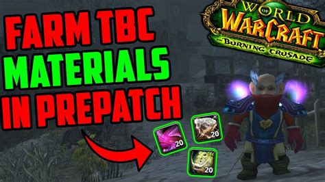 Preparing For Tbc Classic During The Tbc Prepatch Farm Tbc Materials In Deadwind Pass Youtube