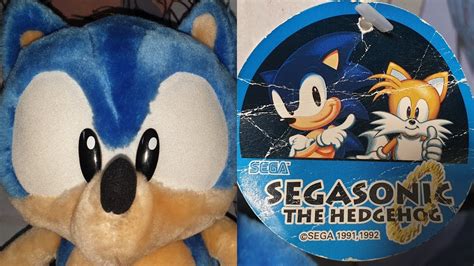 Sonic The Hedgehog 1998 Sega Sonic Plush Youtube