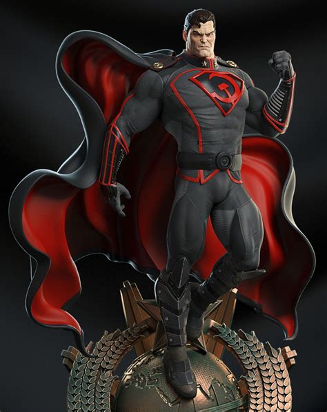 Superman Red Son By Anderson Lovato Superman Red Son Superman Art