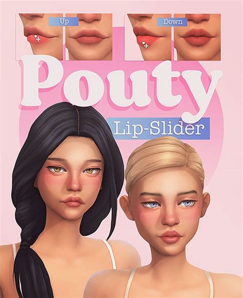 Pouty Lip Slider ˘ ³˘♥ Miiko On Patreon Sims 4 Sims 4 Cc Eyes