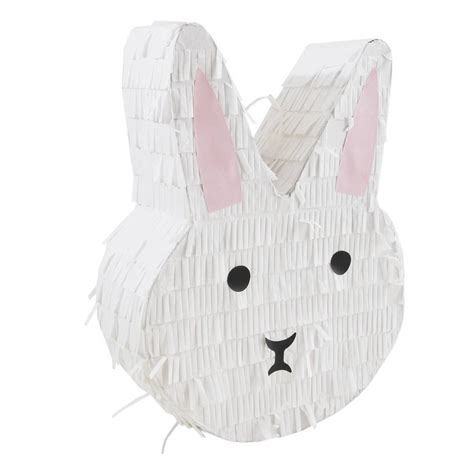 White Easter Bunny Pinata 31cm Hobbycraft