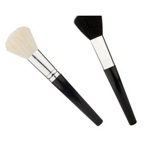 Flat Powder Brush For Application Of Pressed Powder And Loose Powder